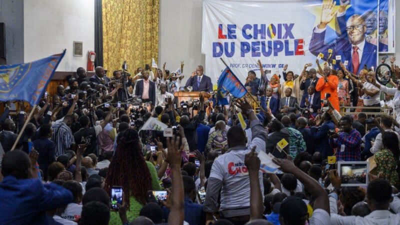 RDC : Denis Muckwege a fait son premier meeting de campagne.