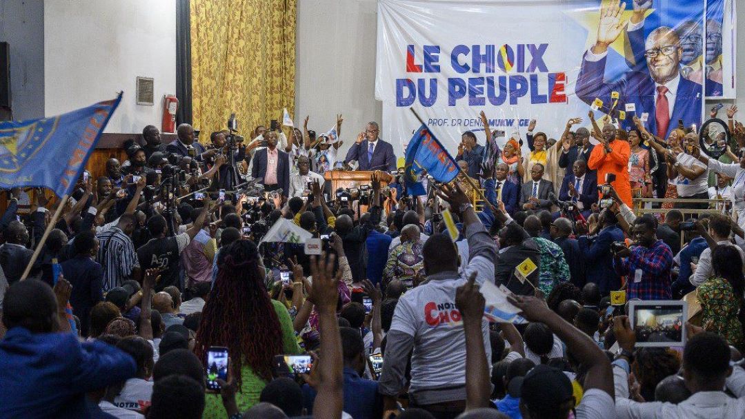 RDC : Denis Muckwege a fait son premier meeting de campagne.